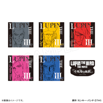 LUPIN THE IIIRD THE MOVIE 不死身の血族 ステッカーセット LUPIN THE