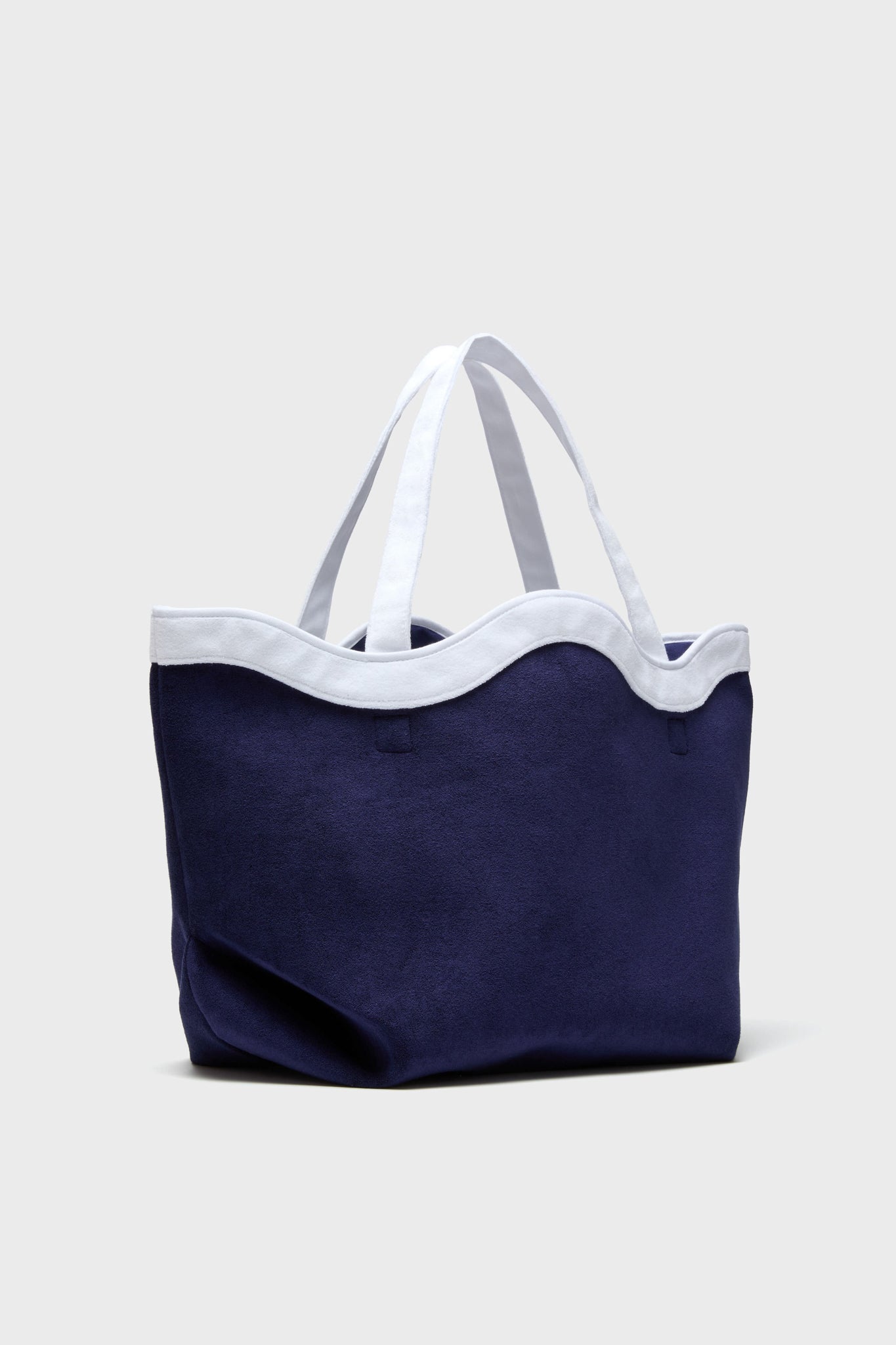 Navy and White Terrycloth August Tote | Tuckernuck Accessories