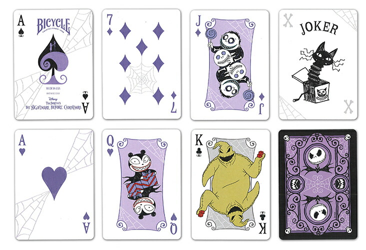 楽天市場】【トランプ】BICYCLE DISNEY TIM BURTON'S NIGHTMARE BEFORE