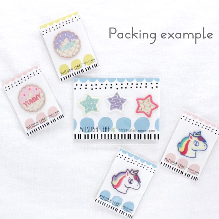 楽天市場】刺繍ワッペン「ファンシー(A)」 女の子 星 ユニコーン