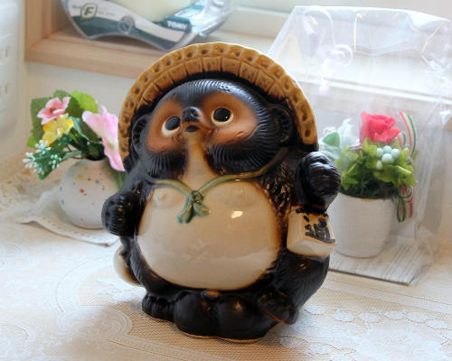 楽天市場】信楽焼 たぬき ダンス 狸 6号 [ご希望で 名入れ 対応※有料