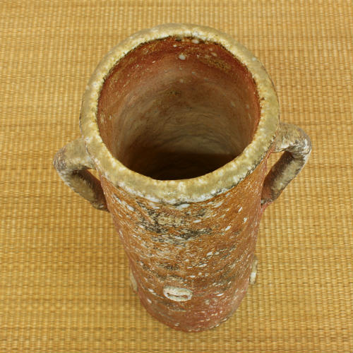 楽天市場】信楽焼 穴窯 登り窯 花瓶 自然釉 緋色 スカーレット 薪 在庫