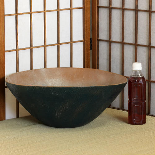 楽天市場】信楽焼 水盤 白ぼかし ソリ 深型 13号 生け花 花器 池坊