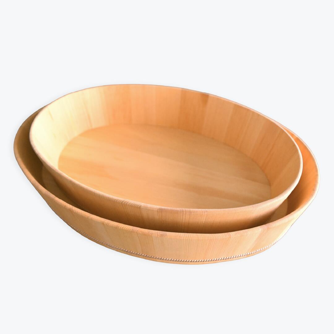 楽天市場】山一 楕円の飯台 松田美智子の自在道具 小 2合 大 4合 日本