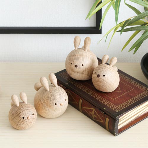 楽天市場】旭川クラフト K-WOOD K-ウッド ゆらゆらうさぎ 国産クラフト