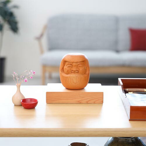 楽天市場】一位一刀彫 鈴木彫刻 招福だるま 伝統工芸品 木製 オブジェ