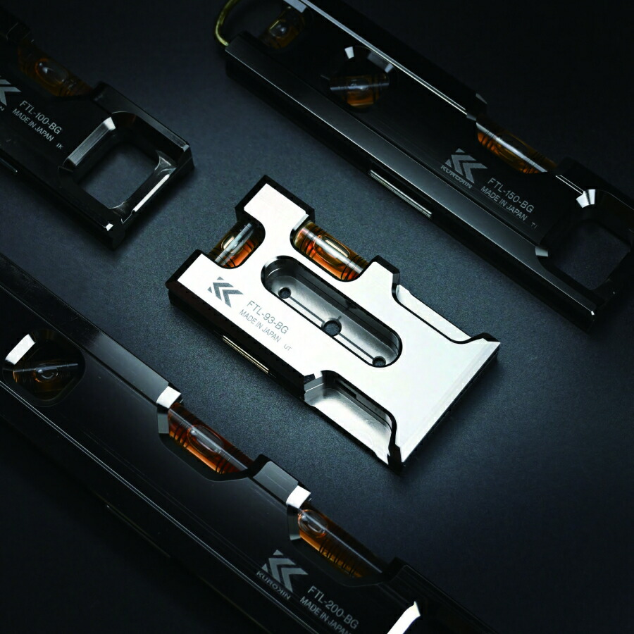 楽天市場】フジ矢 黒金 スイッチボックス用 アルミ水平器 FTL-93-BG