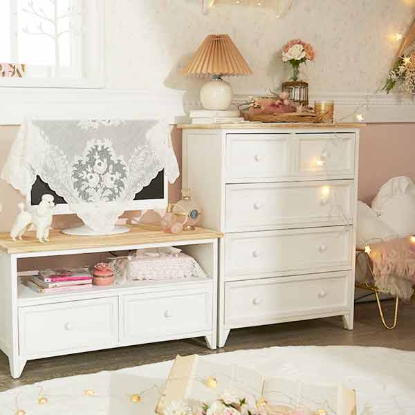 楽天市場】【P5倍！25日限定】【直送】フレンチカントリー風チェストE