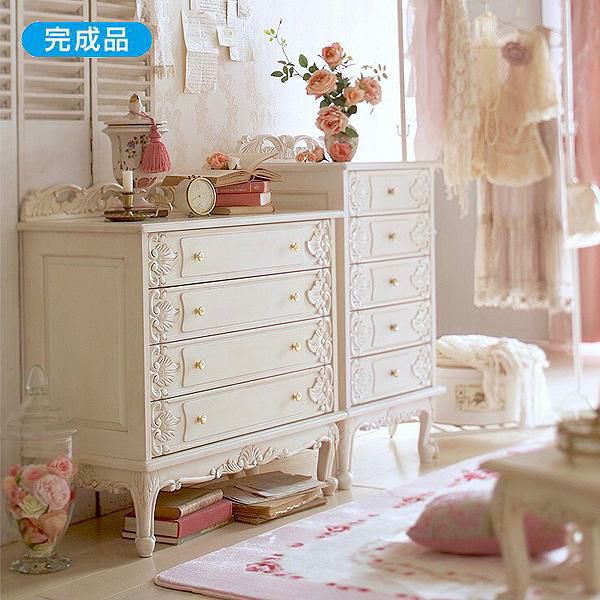 楽天市場】【P5倍！25日限定】【直送】アンティーク風チェスト(中・4