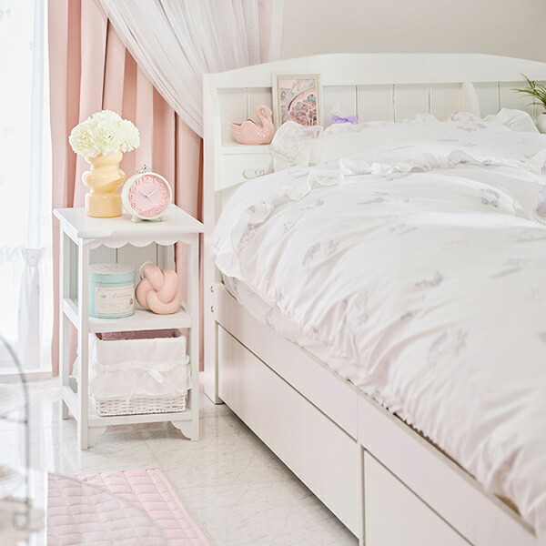 楽天市場】【P5倍！25日限定】【大型】たっぷり収納ベッド（シングル