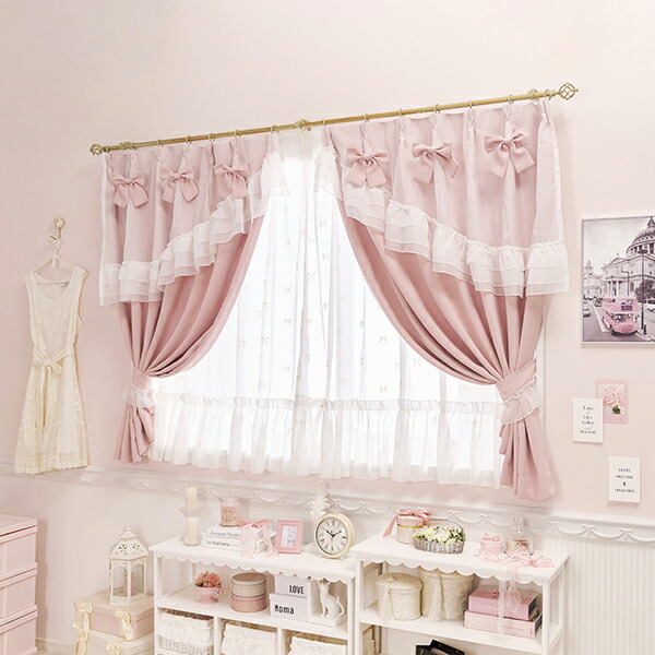 楽天市場】【P5倍！19日20時-23日1:59】ティアラリボン2WAY遮光