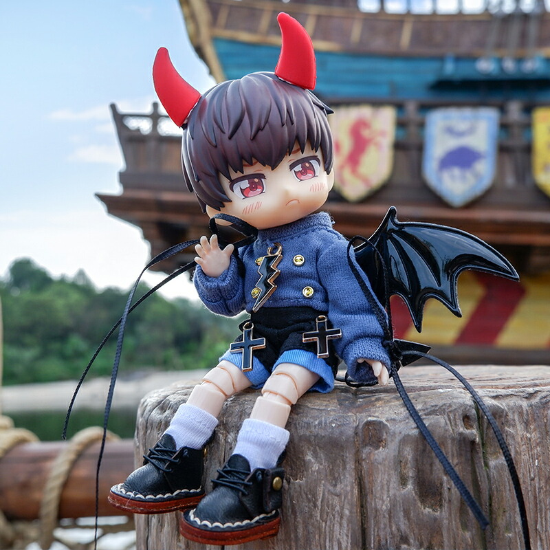 楽天市場】オビツ11 ドール 人形 服 衣装 トップス&ボトムス&翼&ヘッド