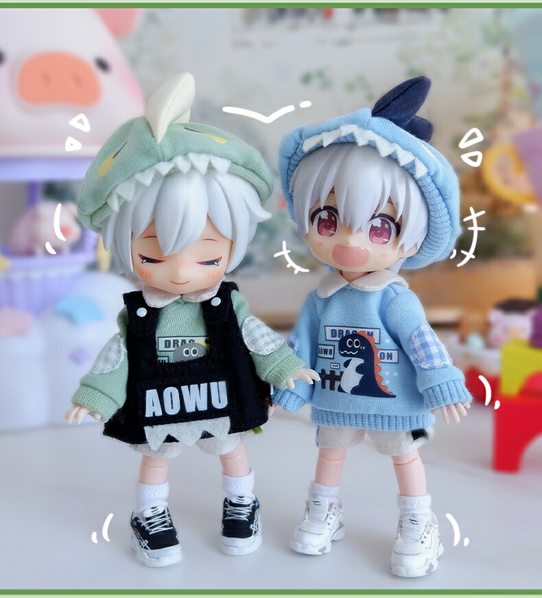 楽天市場】オビツ11 ドール 人形 服 衣装 チーム恐竜セット トップス