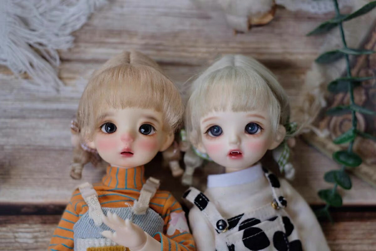 楽天市場】球体関節人形 BJD ウィッグ かつら 1/4 1/6 1/8 オビツ11