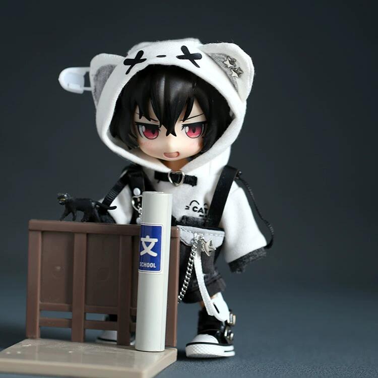 楽天市場】オビツ11 ドール 人形 服 甘辛 キャット 猫 3点セット