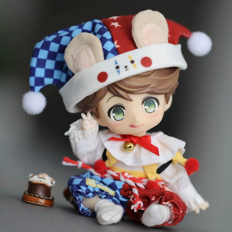 楽天市場】オビツ11 ドール 人形 服 サーカス ピエロ スーツ 3点セット