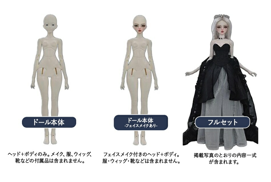 楽天市場】ドール本体 球体関節人形 女の子 フルセット 許願 XuYuan