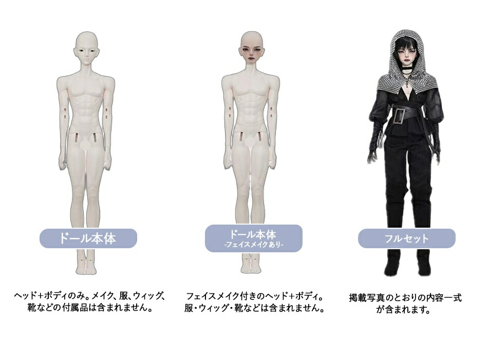 楽天市場】ドール本体 球体関節人形 男の子 フルセット 本体 服