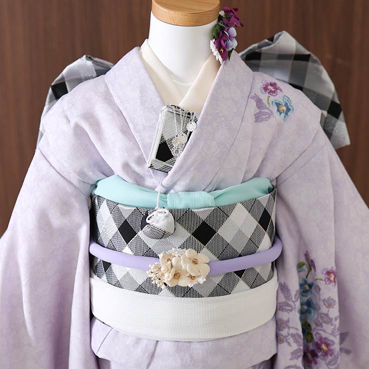 楽天市場】【レンタル】七五三 7歳 女の子 きもの ラベンダー すみれ