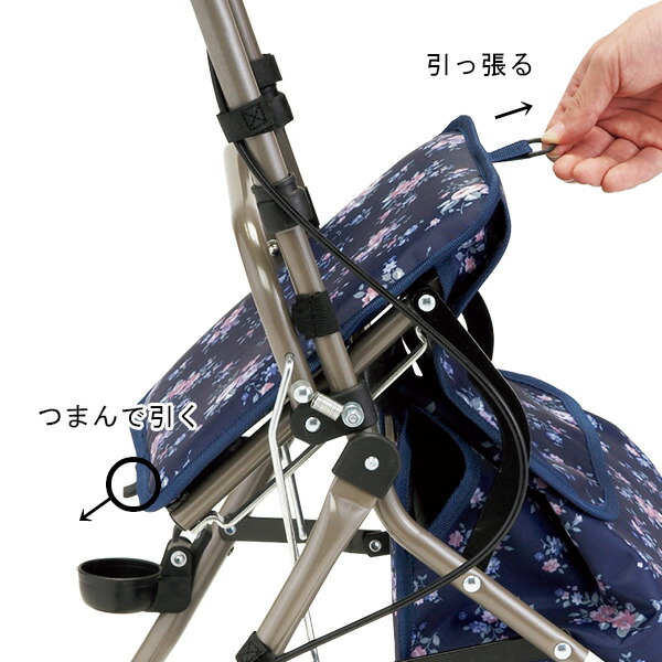 楽天市場】シルバーカー ミドルタイプ ウェルキャリー （ダマスク赤 YX