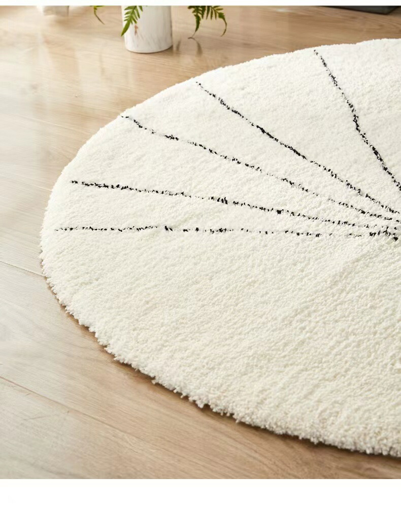 楽天市場】ベニワレン ラグ 円形 80 ラグマット 冬用 厚手 モロッカン