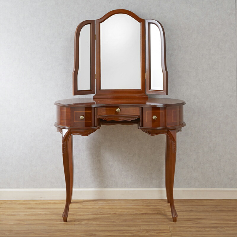 楽天市場】タロッコ ドレッサー ナチュラル 幅94cm/三面鏡 鏡台 ミラー