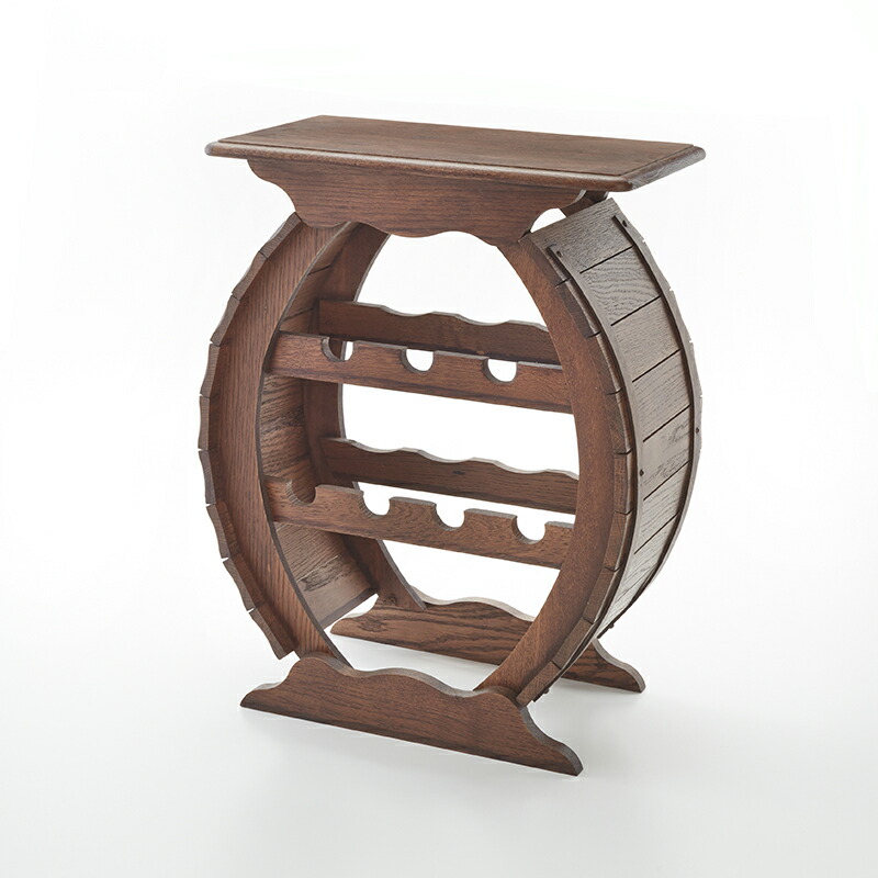 楽天市場】イタリア製 天然木ワインラック 樽型 幅46cm / 木製 ワイン