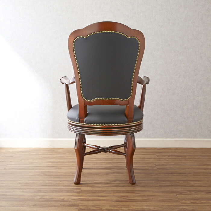 楽天市場】イタリア製 デスクチェア レザー ブラック 幅65cm / 椅子