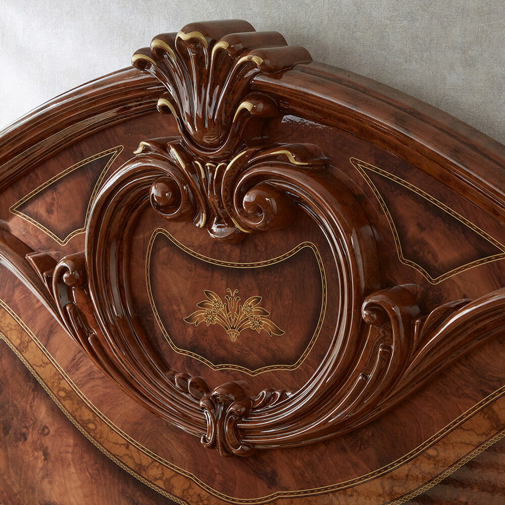 楽天市場】サルタレッリ アマルフィ クイーンベッド ウォールナット 幅