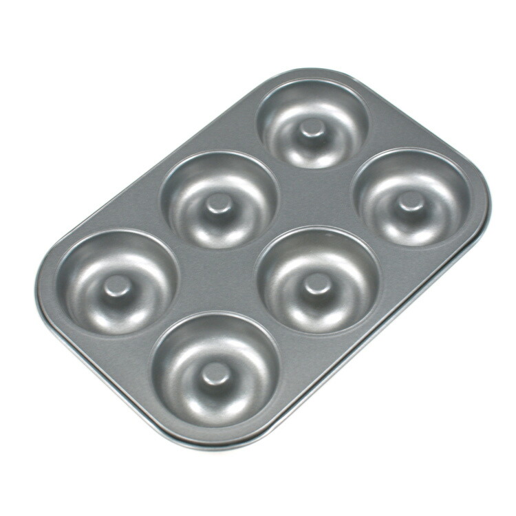 楽天市場】シリコン 加工 ドーナツ型 天板 6個付| 空焼き 不要