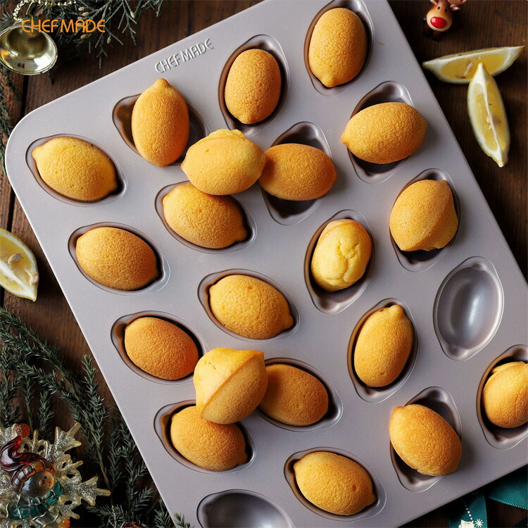 楽天市場】シェフメイド ミニ レモン型 20個付 [WK9914] | 空焼き 不要
