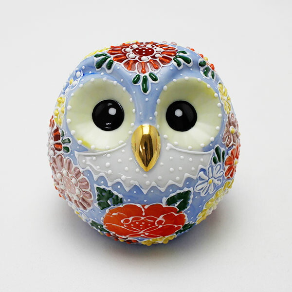 楽天市場】ふくろう 2号(高さ約7cm) 九谷焼 盛花詰 福来朗(ふくろう) 4