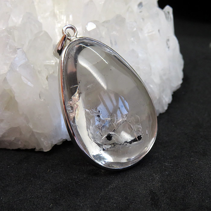 楽天市場】水入り水晶 ペンダントの通販