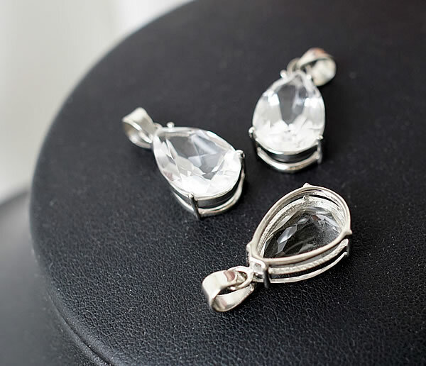 楽天市場】【宝石質】水晶 AAAAA ペンダント ネックレス 天然石