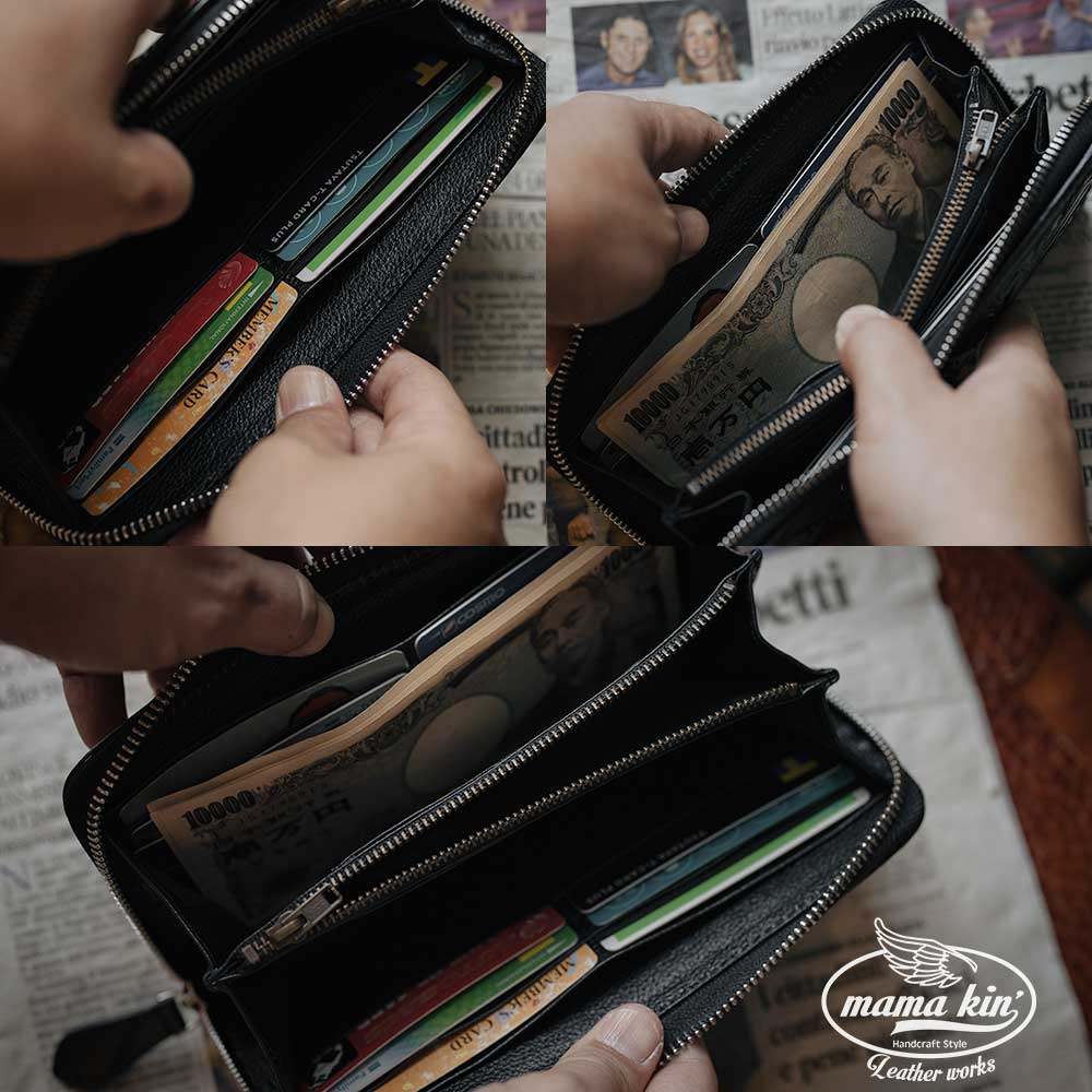 楽天市場】送料無料 蛇革 ラウンドファスナー ラウンドジッパー