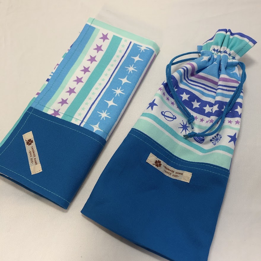 楽天市場】はしケース・はしセットが入る細長給食袋とランチョンマット