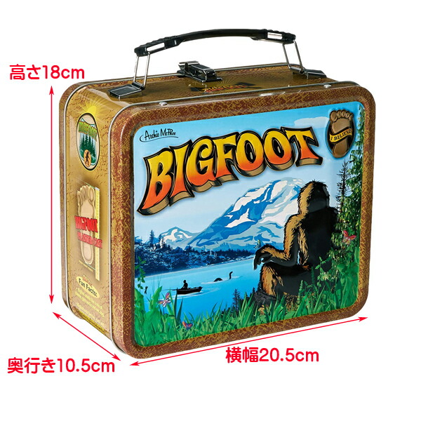 楽天市場】【ブリキボックス】ビッグフット エンボス 缶製 ボックス