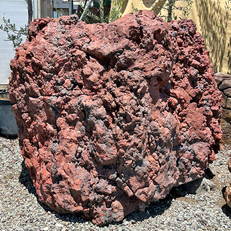 楽天市場】津軽錦石 庭石 青森県産 錦石 赤石 青森 自然石 陸奥 景石