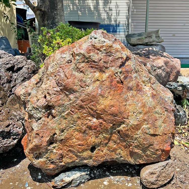 津軽　錦石　台座付き　鑑賞石　青森県津軽西海岸　自然石　盆石　水石 津軽錦石11 - メルカリ