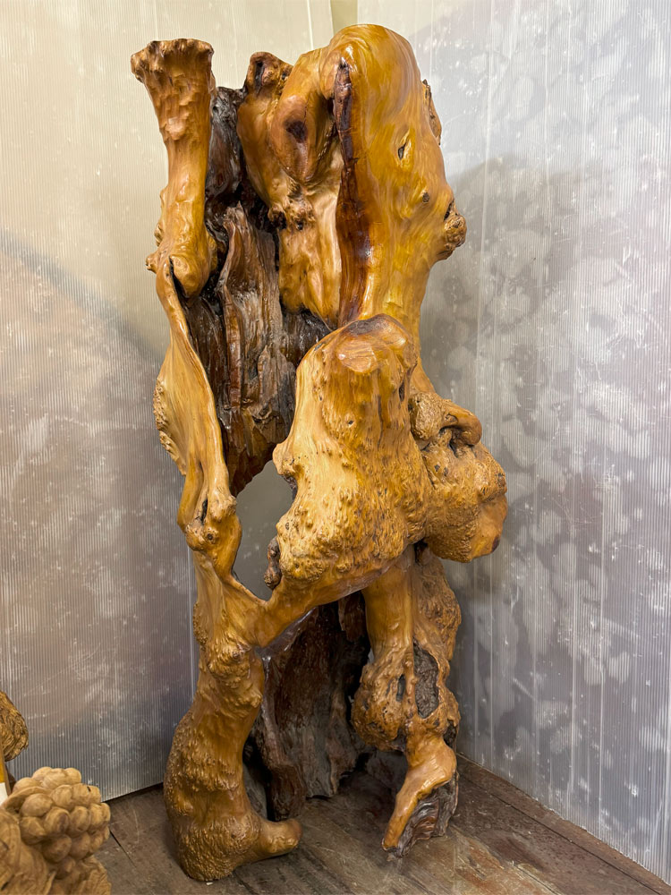 楽天市場】送料無料 自然 飾り台 展示品 オブジェ H123cm 台座 家具