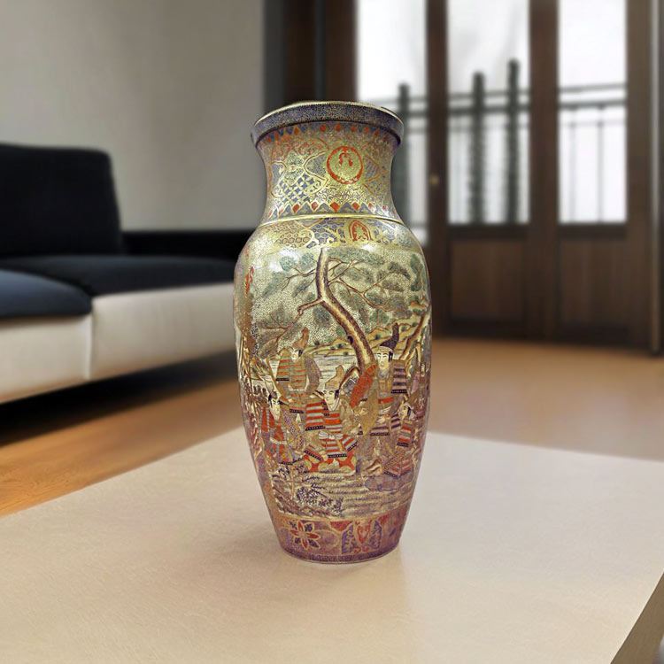 手渡し限定 105㎝ 大型 特大 金彩 花瓶 壺 置物 岐阜県揖斐郡池田町