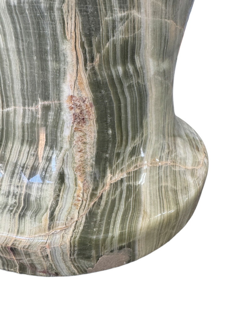 楽天市場】特大 オニックス 花瓶 A オニキス インテリア 飾り壺 天然石