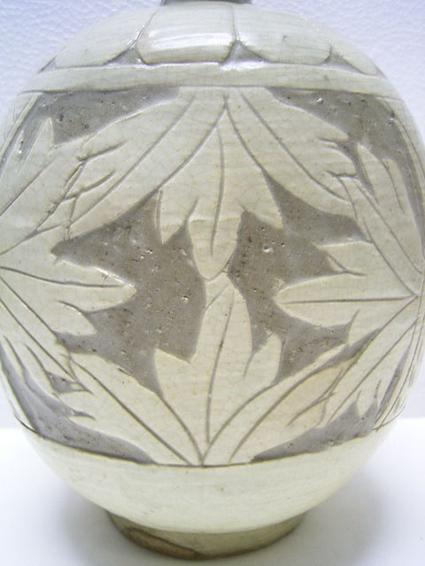 楽天市場】鶏龍山 粉青沙器 掻落扁壺 高さ約21cm 李朝 韓国 朝鮮 美品