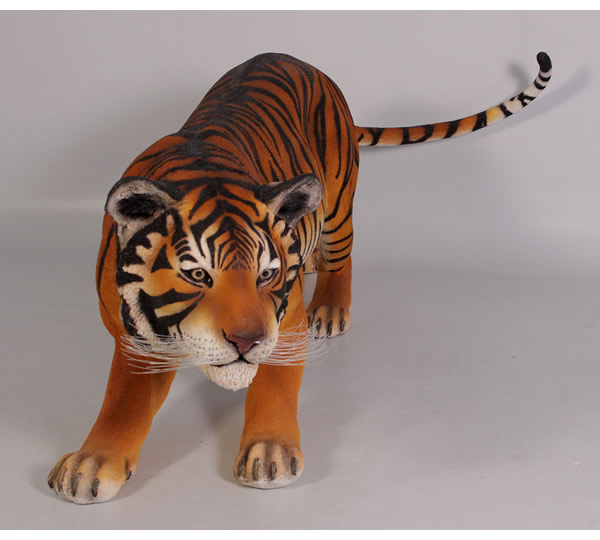 楽天市場】FRPアニマルオブジェ 挑むベンガルタイガー Bengal Tiger