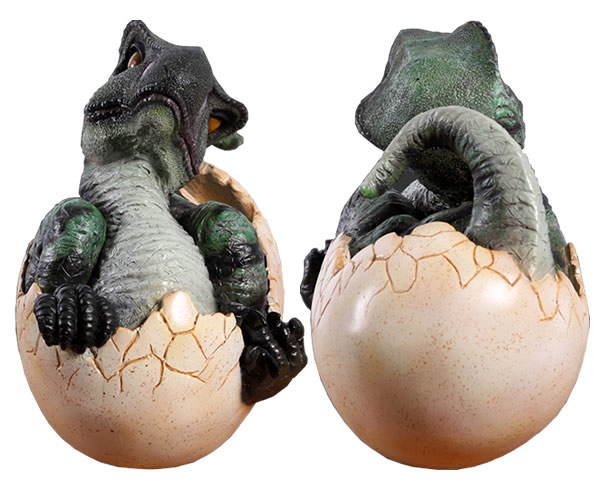 楽天市場】FRP恐竜オブジェ 孵化するT-Rex Baby T-Rex Hatching