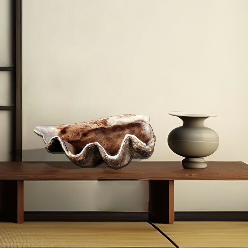 楽天市場】強化プラスチック (FRP) アートオブジェ シャコ貝 Giant