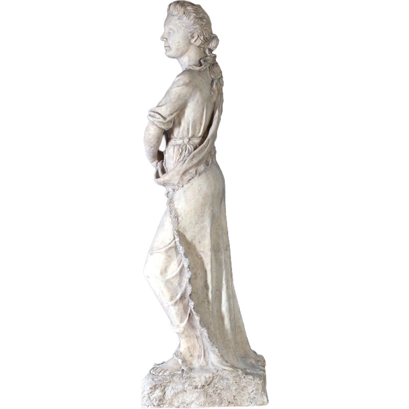 楽天市場】季節の乙女(冬) 高さ156cm 石像風 彫刻像風 大きい オブジェ