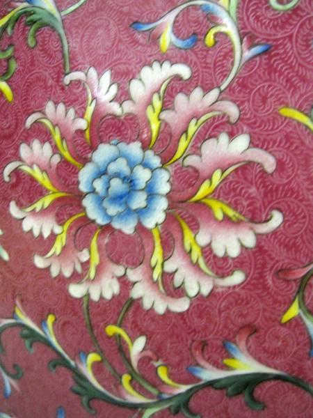 楽天市場】景徳鎮 粉彩花文扁壺 全高49cm 中国 陶磁器 希少 花生 工芸