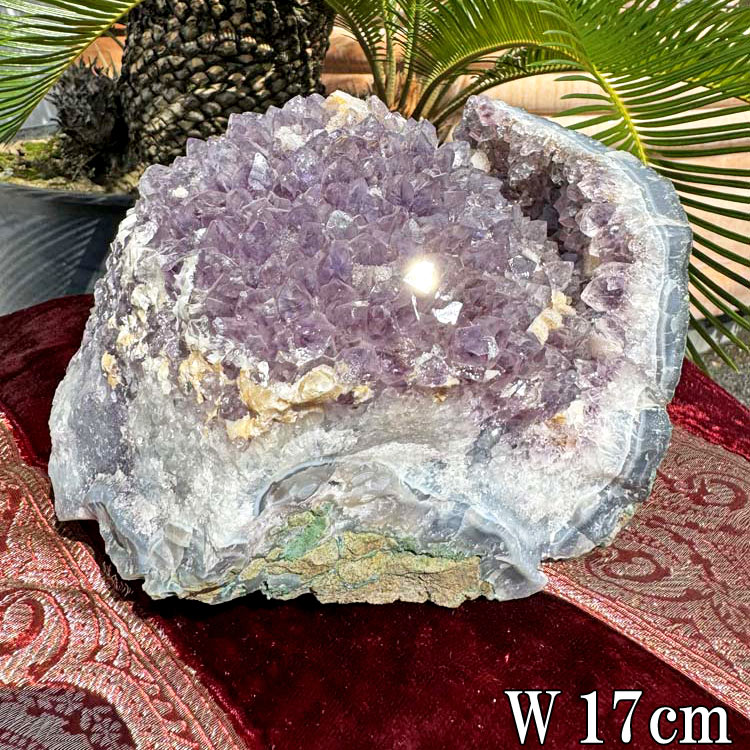 楽天市場】天然 アメジスト 紫水晶 クラスター 大きい 原石 約4.5kg 幅