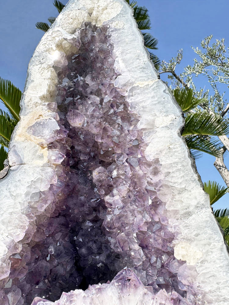 楽天市場】天然 アメジスト 紫水晶 ドーム 原石 大きい クラスター 約